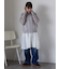 メッシュジップカーディガン