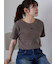 アシッドウォッシュテレコカットソー