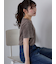 アシッドウォッシュテレコカットソー