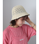 プレート付きハット