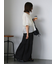 ◎ニットコンビバルーンスリーブブラウス