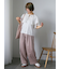 シワ加工ケープカラーブラウス