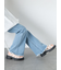 フレアデニムパンツ