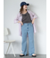 フレアデニムパンツ