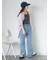 フレアデニムパンツ