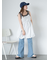 フレアデニムパンツ