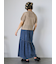 透かし編み襟付きカーディガン