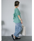 バックリボンペプラムブラウス