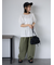バックリボンペプラムブラウス