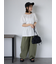バックリボンペプラムブラウス