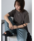 バックレイヤードカットソー