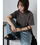 バックレイヤードカットソー