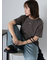 バックレイヤードカットソー
