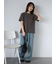 バックレイヤードカットソー