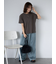 バックレイヤードカットソー