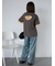 バックレイヤードカットソー