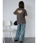 バックレイヤードカットソー