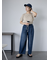 バックレイヤードカットソー