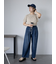 バックレイヤードカットソー
