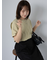 バックレイヤードカットソー