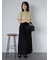 バックレイヤードカットソー