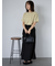 バックレイヤードカットソー