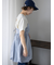 バックレイヤードカットソー