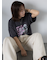 フォトプリントオーバーシルエットTシャツ