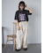 フォトプリントオーバーシルエットTシャツ