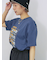 フォトプリントオーバーシルエットTシャツ