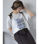 フォトプリントオーバーシルエットTシャツ