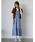 チェックシャーリングキャミワンピース