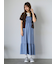 チェックシャーリングキャミワンピース