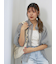 バルーンスリーブシアーシャツ