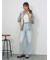バルーンスリーブシアーシャツ