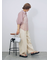 バルーンスリーブシアーシャツ