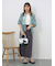 バルーンスリーブシアーシャツ