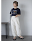 ◎裾ドロストペインターパンツ