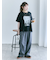 プリントタックTシャツ
