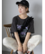 ロゴプリントオーバーサイズTシャツ