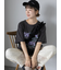 ロゴプリントオーバーサイズTシャツ