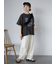 ロゴプリントオーバーサイズTシャツ