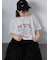 ロゴプリントオーバーサイズTシャツ