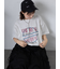 ロゴプリントオーバーサイズTシャツ