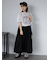 ロゴプリントオーバーサイズTシャツ
