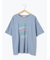 ロゴプリントオーバーサイズTシャツ