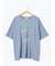 ロゴプリントオーバーサイズTシャツ