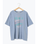 ロゴプリントオーバーサイズTシャツ