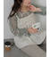 ◎コード刺繍シアープルオーバー