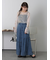 ◎コード刺繍シアープルオーバー